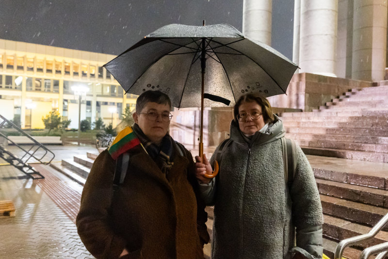 Protestas prie Seimo: „Dešimt tylos minučių" 