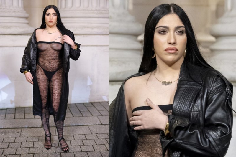 Lourdes Leon įsispraudė į viso kūno kojinę