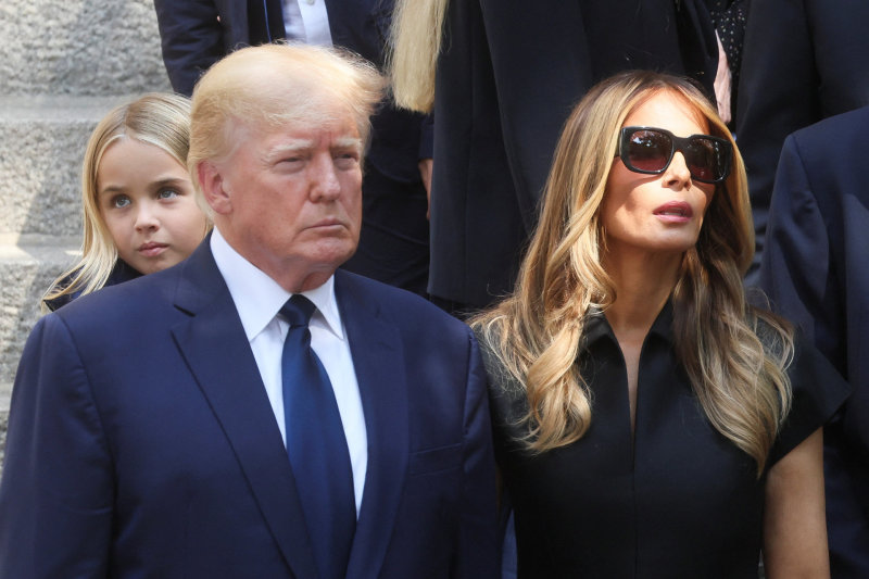 Donaldas Trumpas ir Melania Trump