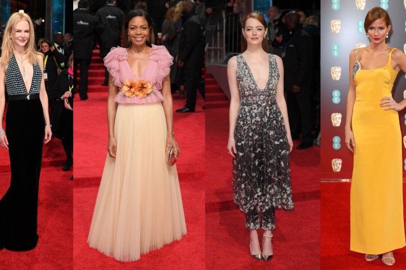 Nicole Kidman, Naomie Harris, Emma Stone ir  Millie Mackintosh 