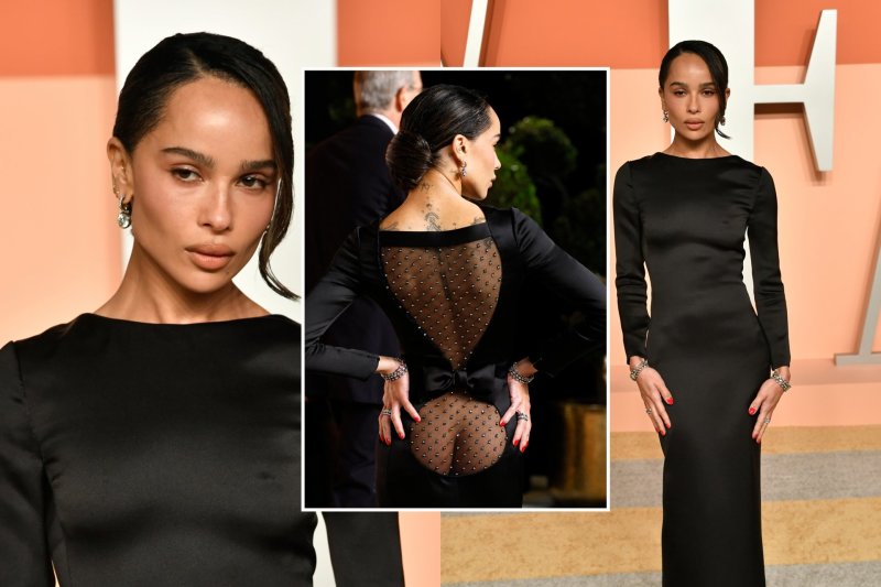 Zoe Kravitz įvaizdis „Vanity Fair“ vakarėlyje