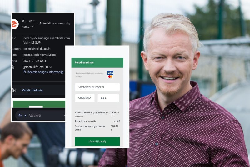 J.Liesis patikėjo sukčiais – pinigų norėjo gauti, bet vos neprarado: „Apgavo labai paprastai“