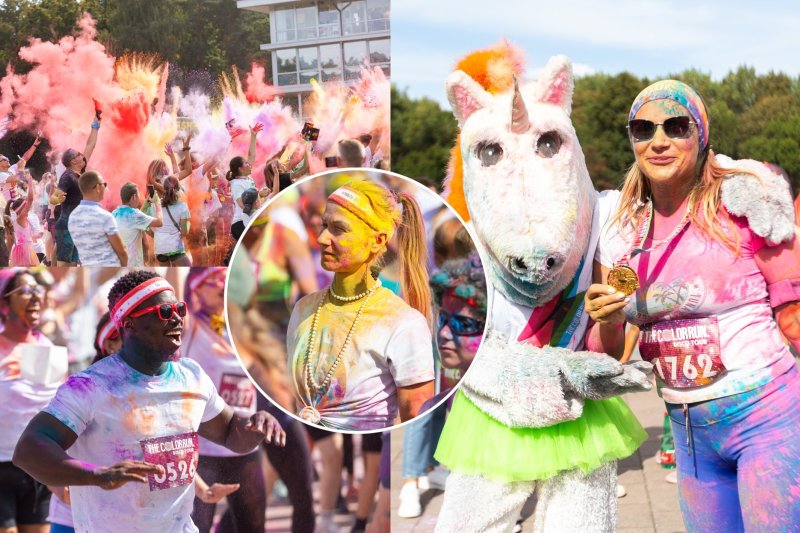 Vingio parkas vėl nusidažė spalvotai – praūžė bėgimas „The Color Run“: šįsyk jis buvo kitoks