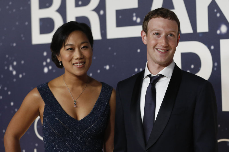 Priscilla Chan ir Markas Zuckerbergas