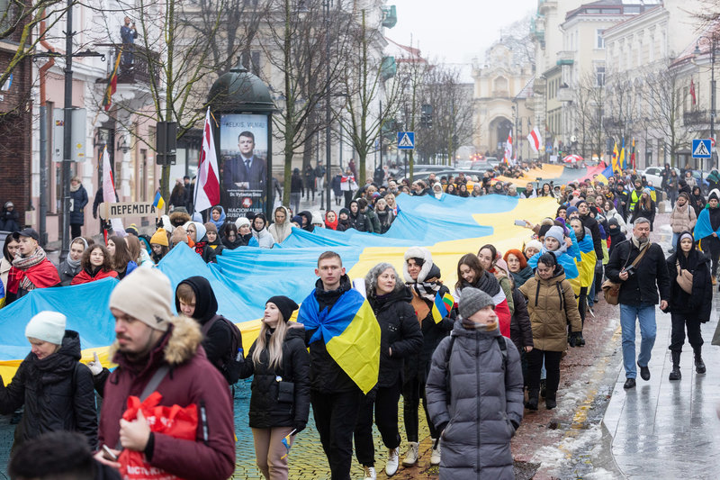 Eitynės už Ukrainos pergalę