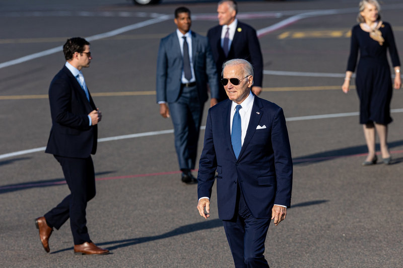 Joe Bidenas atvyko į Vilnių