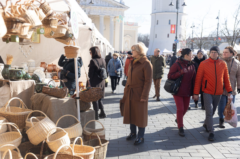 Kaziuko mugės pradžia  Gedimino prospekte