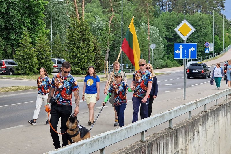  Ajana Lolat-Pažarauskienė Druskininkuose pabaigė „Svajonių žygį“ per Lietuvą