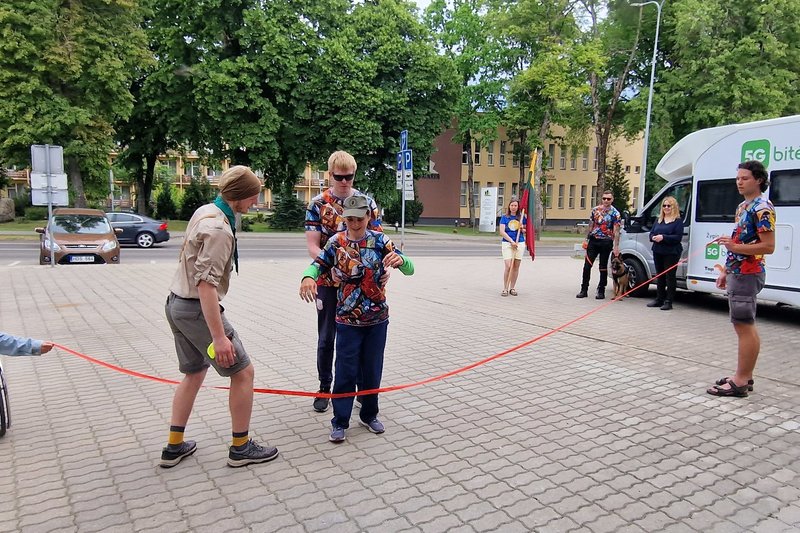  Ajana Lolat-Pažarauskienė Druskininkuose pabaigė „Svajonių žygį“ per Lietuvą