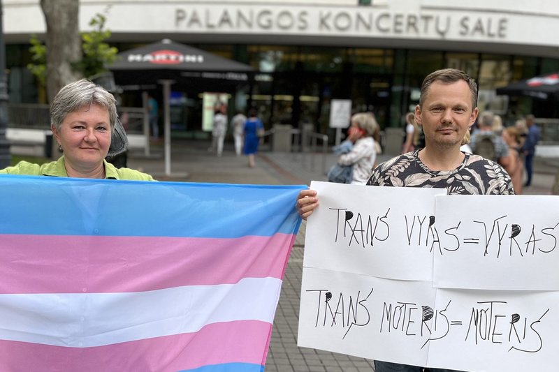 Prieš Vaido Baumilos koncertą – protestas