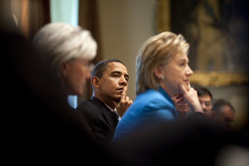 Hillary Clinton, Baracas Obama