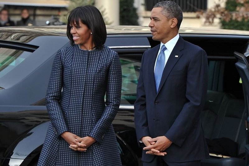 JAV prezidento inauguracijos dieną Obamų apranga buvo suderinta nuo kaklaraiščio iki batų