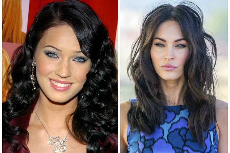 Megan Fox 2004 ir 2014 metais