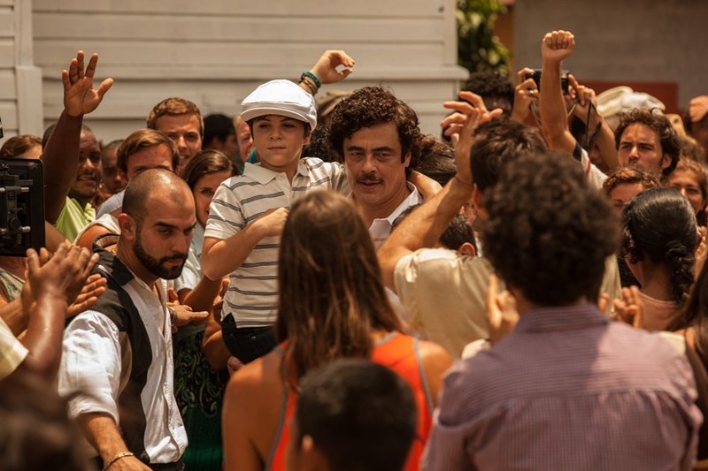 Benicio del Toro filme „Eskobaras: Kruvinas rojus“