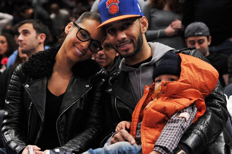 Alicia Keys ir Swizz Beatz su sūnumi Egyptu