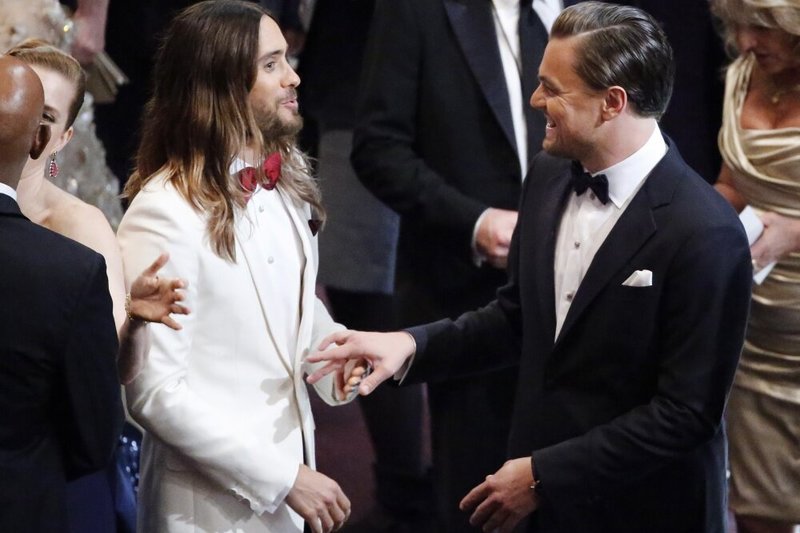 Jaredas Leto ir Leonardo DiCaprio