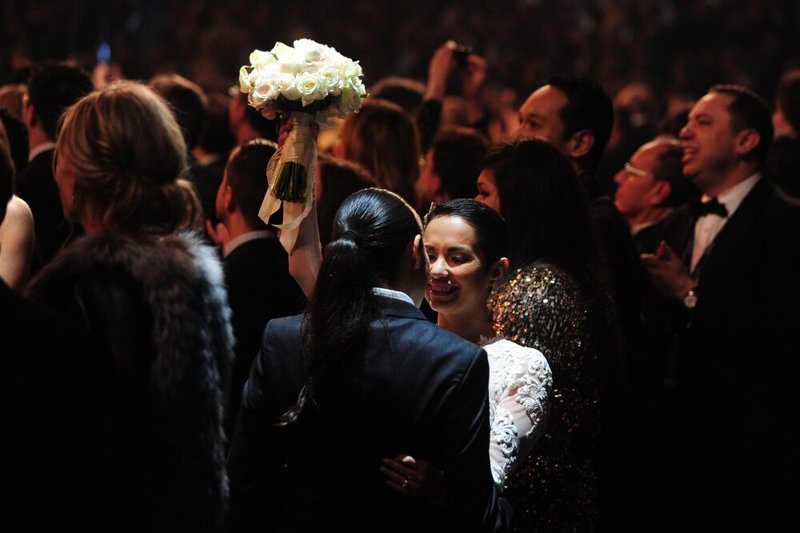 Vestuvės per „Grammy“ apdovanojimų ceremoniją