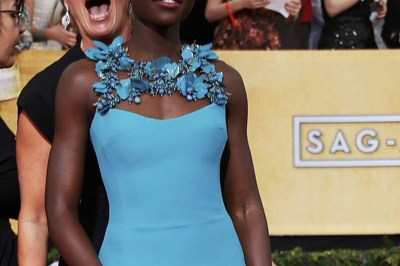 Emma Thompson ir Lupita Nyong'o