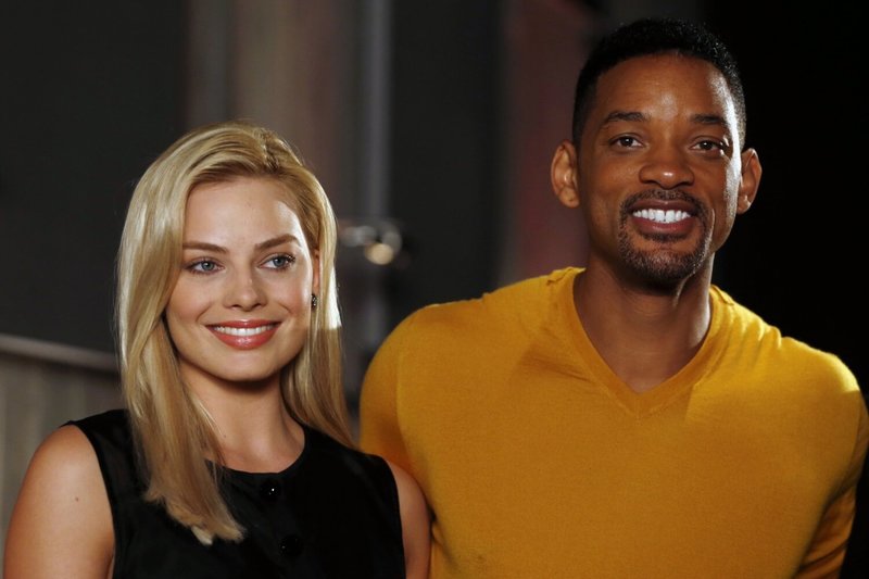 Margot Robbie ir Willas Smithas