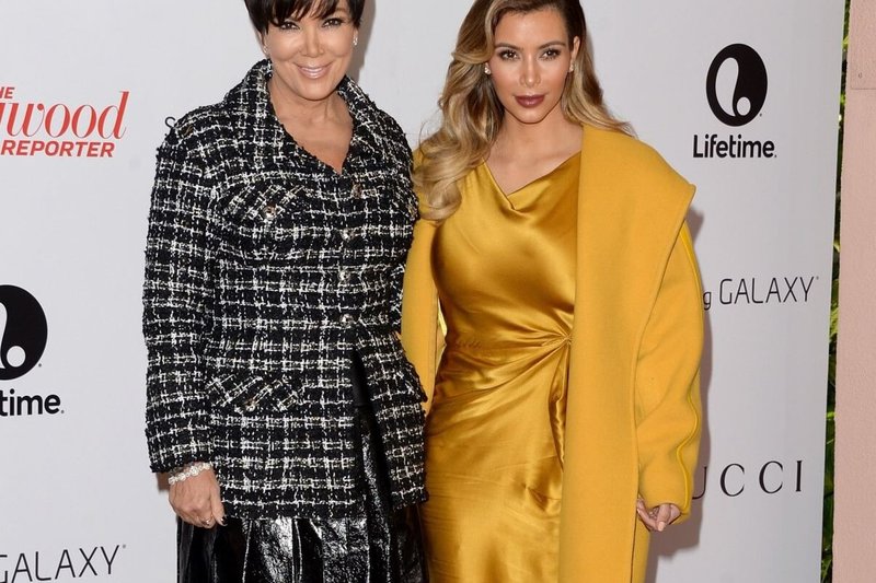 Kris Jenner ir Kim Kardashian