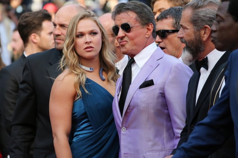 Ronda Rousey ir Sylvesteris Stallone