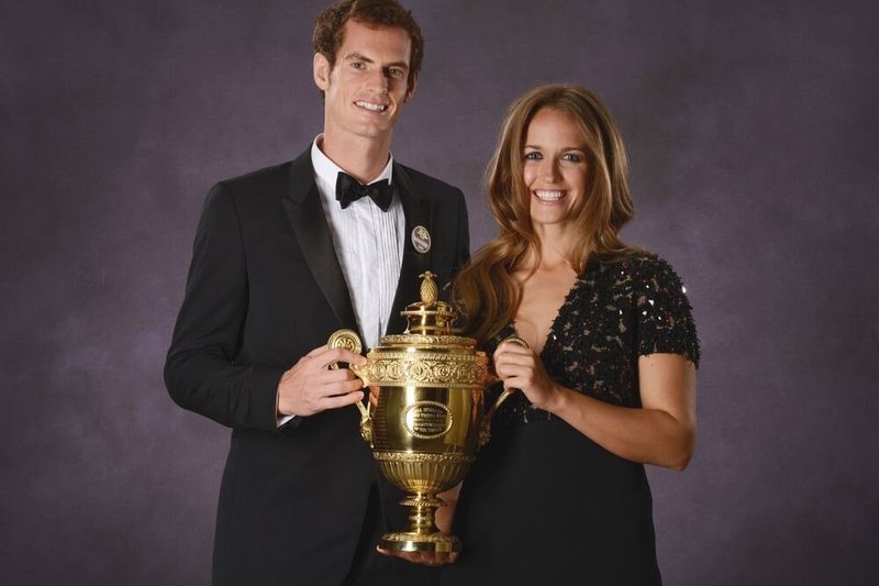 Andy Murray ir Kim Sears