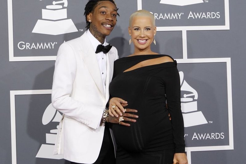 Manekenė Amber Rose ir reperis Wiz Khalifa susilaukė sūnaus