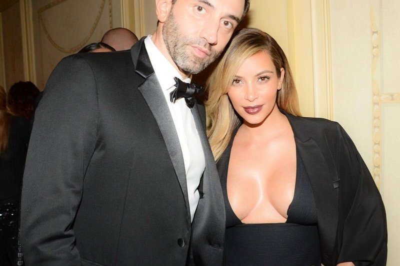 Riccardo Tisci ir Kim Kardashian