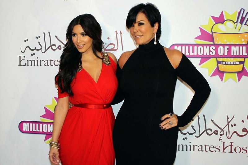 Kim Kardashian su mama Kris Jenner