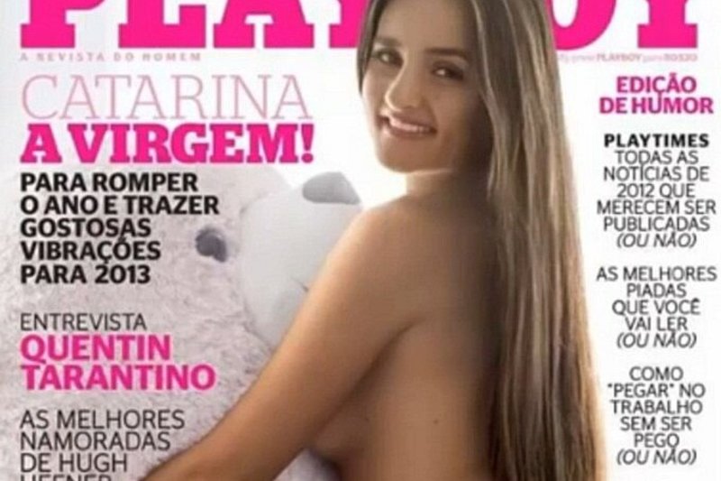 Savo nekaltybę už 780 tūkst. JAV dolerių pardavusi brazilė Catarina Migliorini nusifotografavo „Playboy“