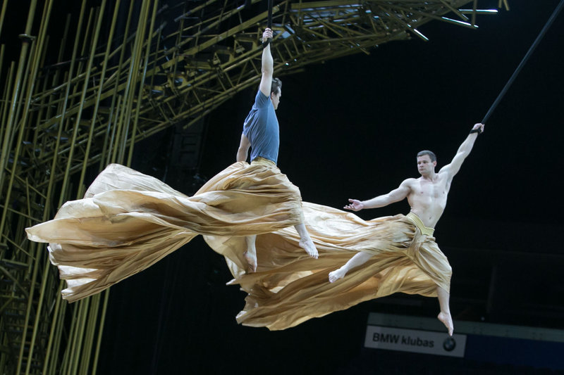 „Cirque du Soleil“ spektaklį „Varekai“ žiūrovai galės išvysti jau šį vakarą