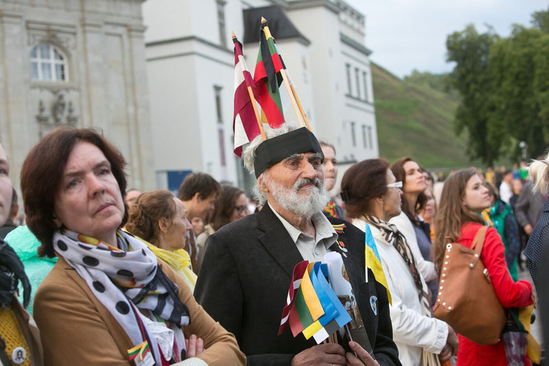 Koncerto „„Koks tu ir aš – tokia ir Lietuva“ akimirka