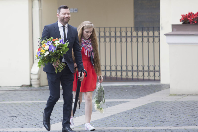 Oksanos ir Simo Jasaičių sūnaus krikštynos