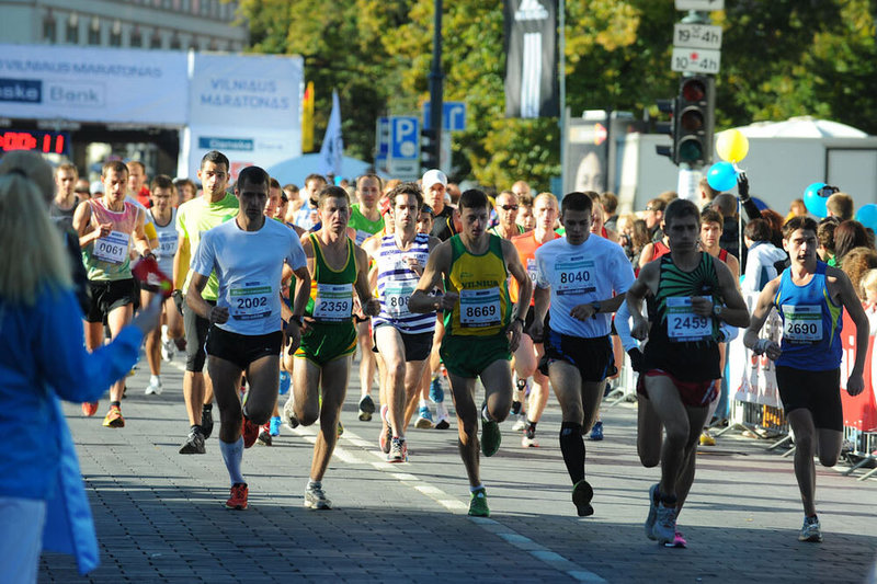 Tarptautinio Vilniaus maratono akimirka