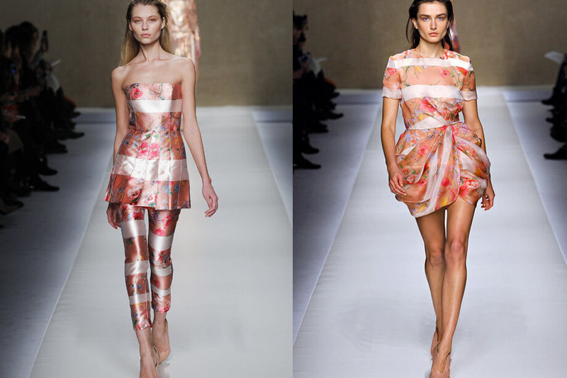 Blumarine kolekcijos modeliai. Milano mados savaitė, rudens/žiemos 2013/14 sezonas. 