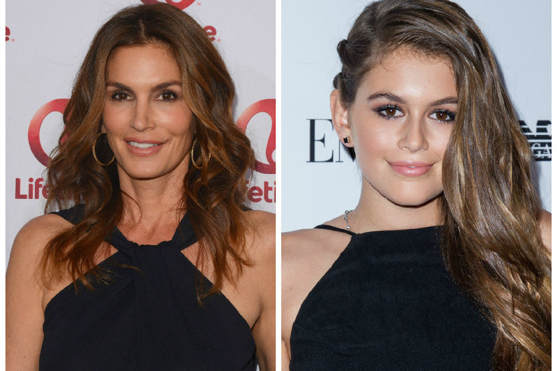 Cindy Crawford (kairėje) ir Kaia Gerber