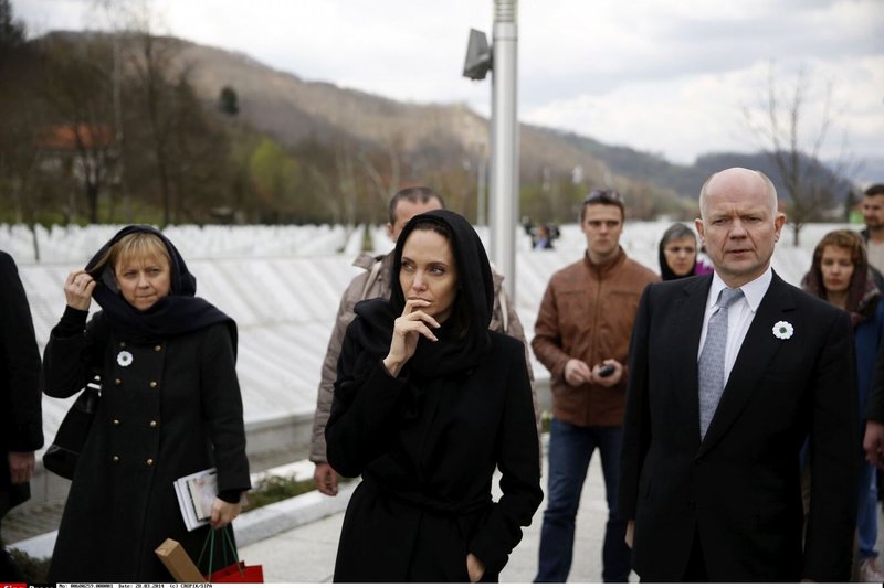 Angelina Jolie ir Williamas Hague