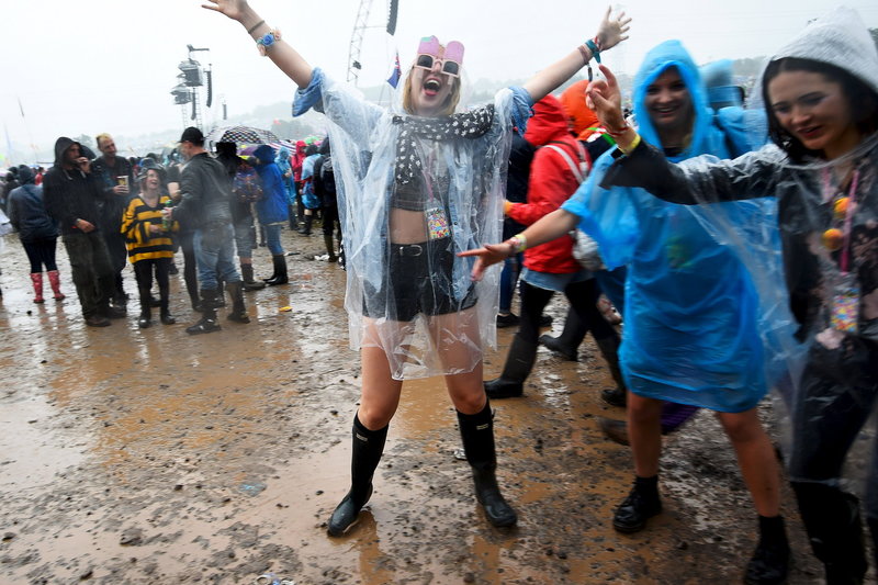 Festivalio „Glastonbury“ lankytojų stilius