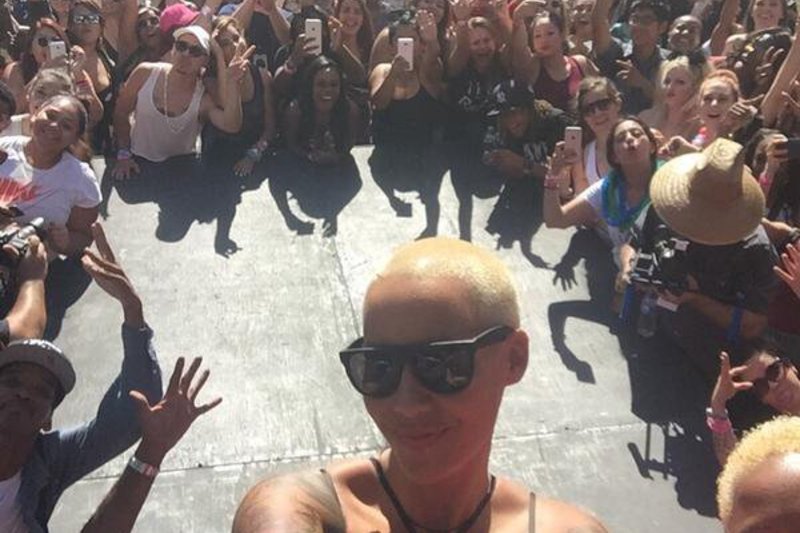 Amber Rose renginyje prieš patyčias