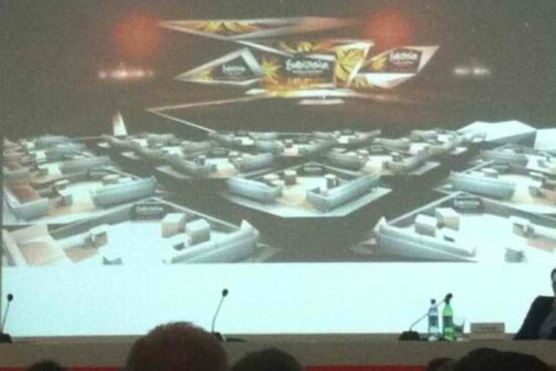 Internete paviešinta paslaptyje laikytos „Eurovizijos“ konkurso scenos fotografija