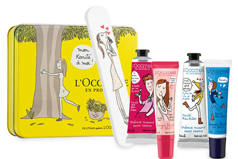 „L'Occitane“ lūpų bei rankų priežiūros rinkinys „Hugs and Kisses“