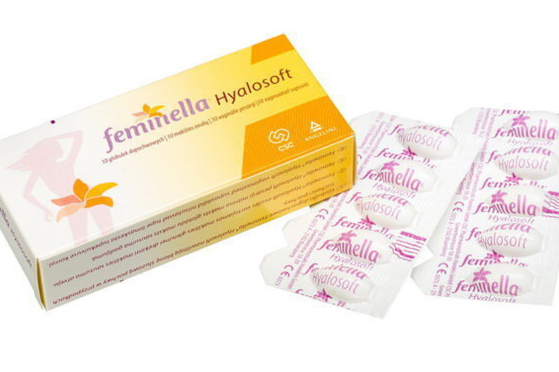 Feminella® Hyalosoft – makšties sausumui gydyti.