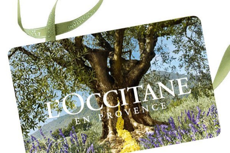 „L'Occitane“ dovanų čekis.