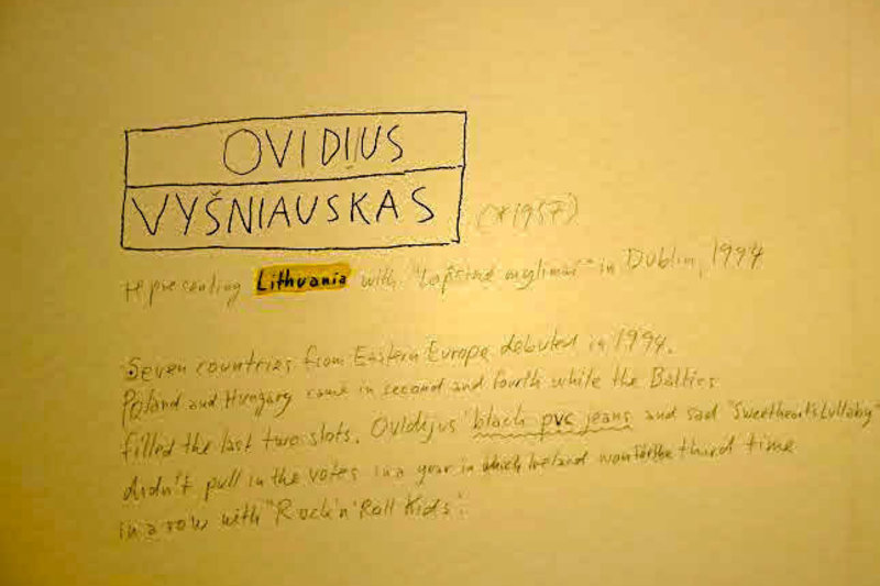 Texo Rubinowitzo parodoje Vienoje prisimintas ir Ovidijus Vyšniauskas