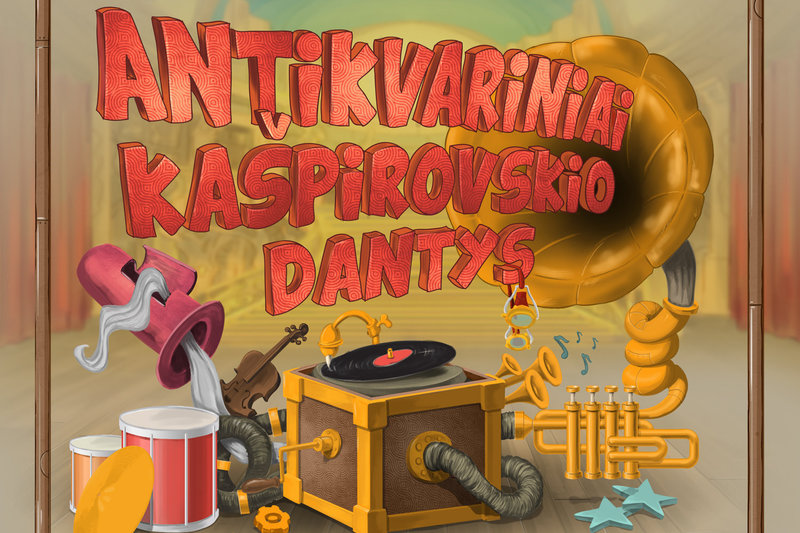 „Antikvarinių Kašpirovskio dantų“ debiutinio albumo viršelis