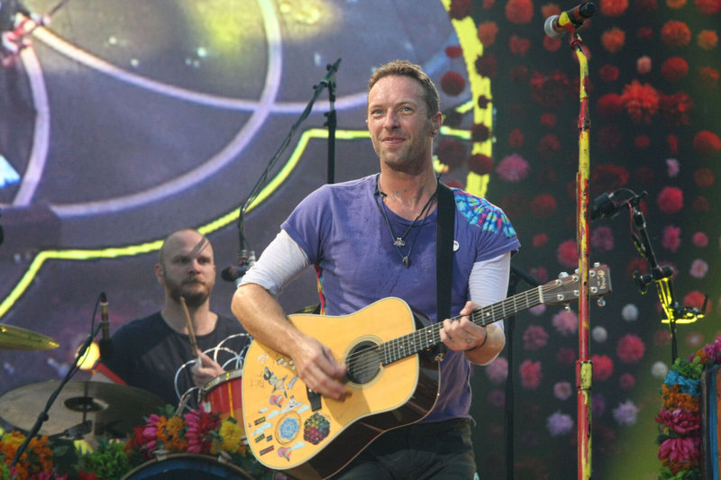 Grupės „Coldplay“ koncerto akimirkos Dubline