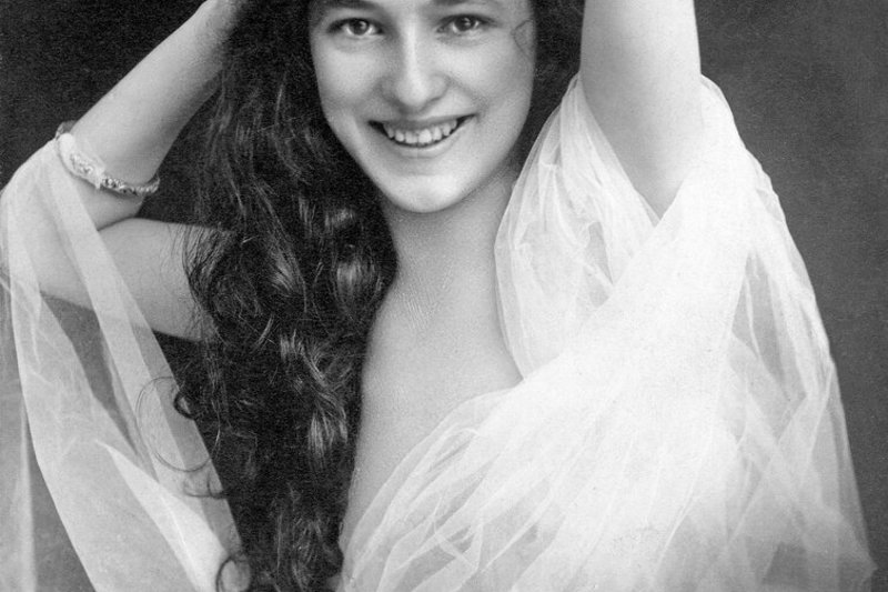 Evelyn Nesbit, viena iš gražiausių to meto moterų. 1901-ieji, Otto Sarony nuotrauka / Vida Press nuotrauka