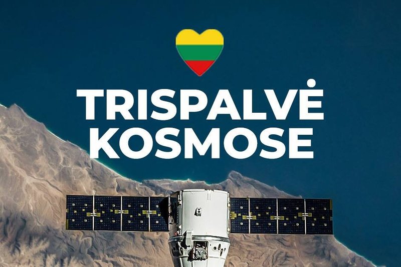 Lietuviška trispalvė iškilmingai suplazdės kosmose – jūsų vardas taip pat gali atsidurti aukštybėse