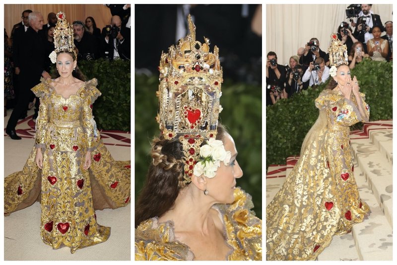 Sarah Jessica Parker „Met Gala“ puotoje / „Vida Press“nuotr.