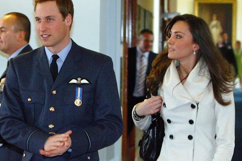 Didžiosios Britanijos princas Williamas ir jo mylimoji Kate Middleton